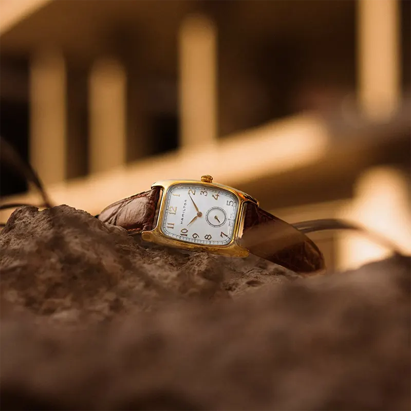 Hamilton Classic Boulton Quartz White Dial Men's Watch- H13431553